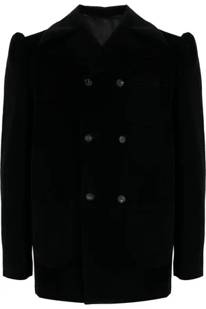 EgonLab Double-breasted velvet blazer