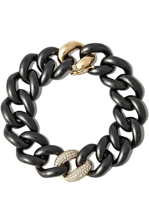 Shay 18kt yellow ceramic diamond bracelet
