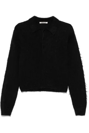 Auralee Brushed polo top