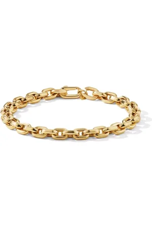 David Yurman 18kt yellow Deco chain-link bracelet (6.5mm)
