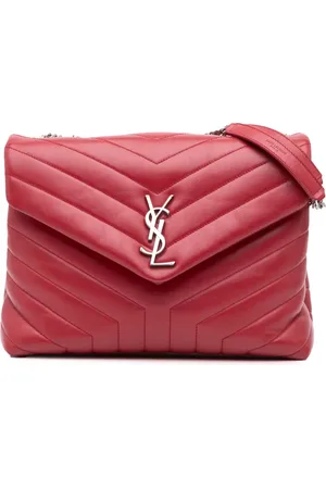 Saint Laurent 2018 Medium Leather Monogram Matelasse LouLou Bag shoulder bag
