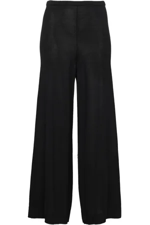 Totême Knitted silk-cashmere trousers