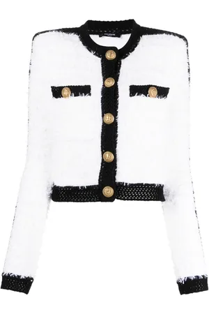 Balmain Cropped tweed jacket