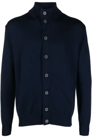 BALLANTYNE High-neck wool cardigan