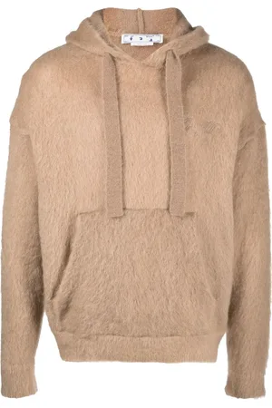 OFF-WHITE Arrows brushed drawstring hoodie