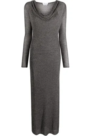 BLUMARINE Cowl-neck maxi dress