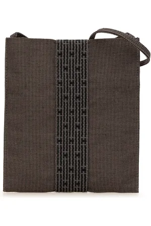 Hermès 20th Century Toile Herline Pochette crossbody bag