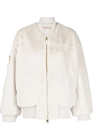 BLANCA Faux-fur bomber jacket
