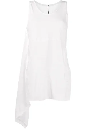 MASNADA Draped panel tunic