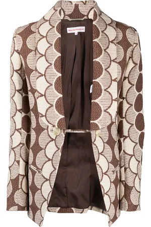 WALTER VAN BEIRENDONCK Geometric print jacket