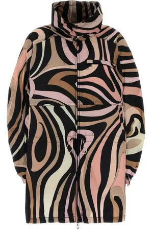 Puccini Swirled pattern parka