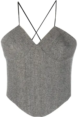 ERMANNO SCERVINO Herringbone wool top