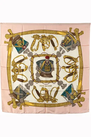 Hermès 20th Century Grand Uniforme Silk Scarf scarves