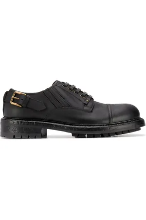 Dolce & Gabbana Leather buckle Derby shoes