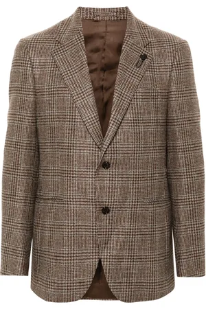 LARDINI Brooch-detail blazer