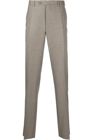 CANALI Slim-cut wool chinos