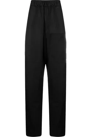 Jil Sander Elasticated waist wide-leg trousers