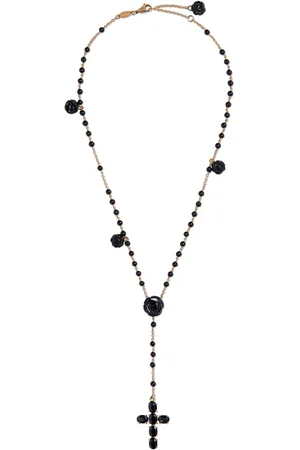 Dolce & Gabbana 18kt yellow sapphire Tradition rosary necklace