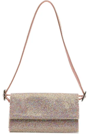 BENEDETTA BRUZZICHES Vittissima rhinestone-embellished shoulder bag