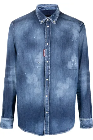 Dsquared2 Distressed effect denim shirt