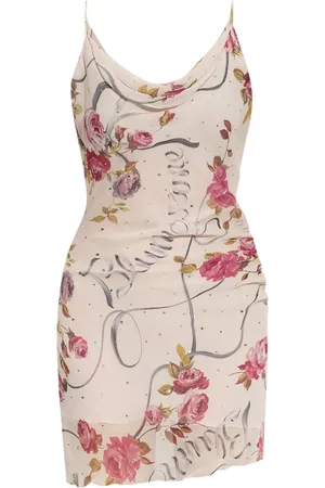 BLUMARINE Floral-print mini dress