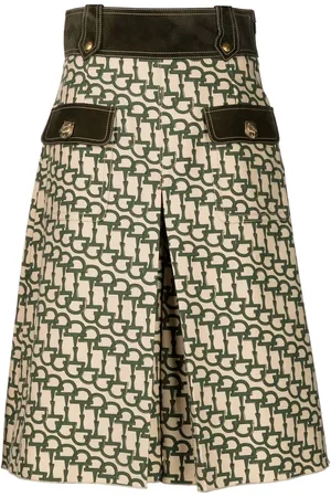 Gucci Horsebit pattern wide-legged shorts