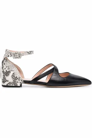 Bally Python print-detail pointed pumps