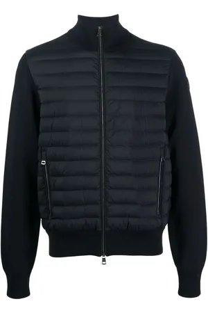 Moncler Padded contrast-sleeve jacket