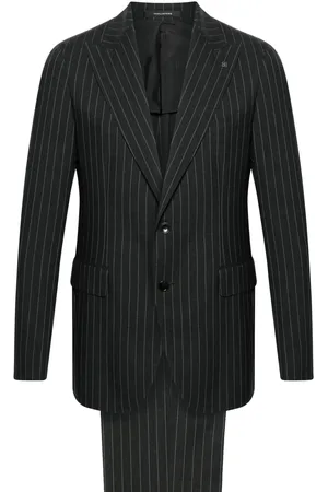 TAGLIATORE Pinstriped single-breasted wool suit