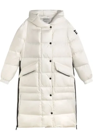 Ermanno Firenze Slit-detail long padded coat