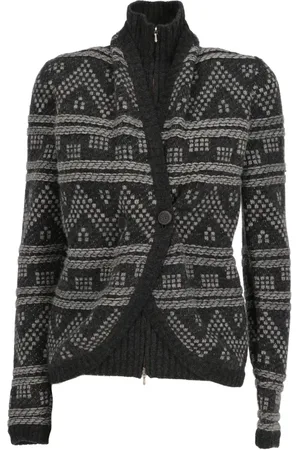 CHANEL 2004 patterned cardigan