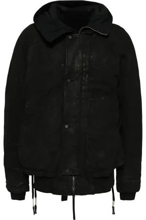 11 BY BORIS BIDJAN SABERI Coated pressed jacket