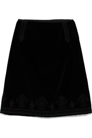 Saint Laurent 1970s velvet skirt