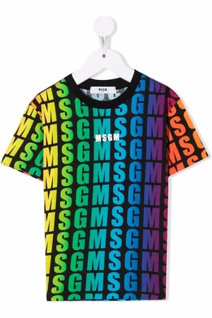 Msgm All-over logo print T-shirt