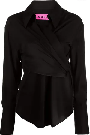 GAUGE81 Sabinas silk wrap shirt