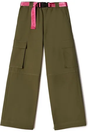 OFF-WHITE Bookish logo-belt cargo trousers
