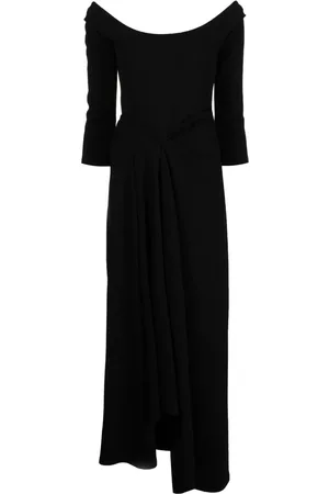 A.W.A.K.E. MODE Off-shoulder draped maxi dress