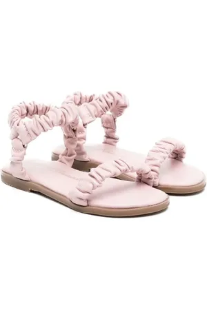 AGE OF INNOCENCE Kyle ruched leather sandals