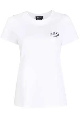 A.P.C. Embroidered-logo detail T-shirt