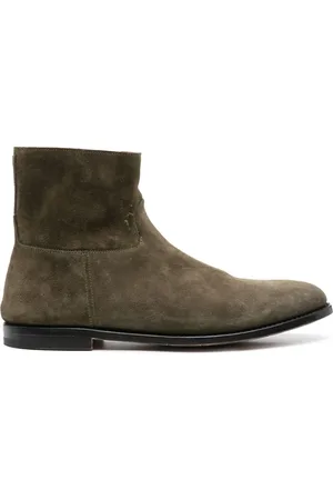 Premiata Panelled suede ankle boots