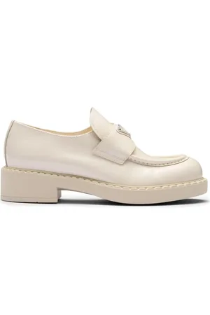 Prada Chocolate patent leather loafers
