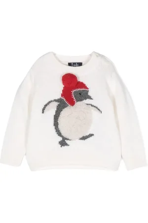 Il gufo Patch-detail crew neck jumper