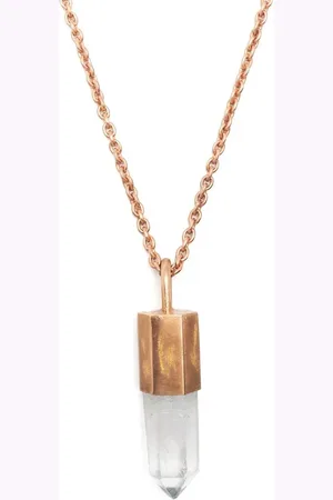 PARTS OF FOUR Talisman quartz pendant necklace