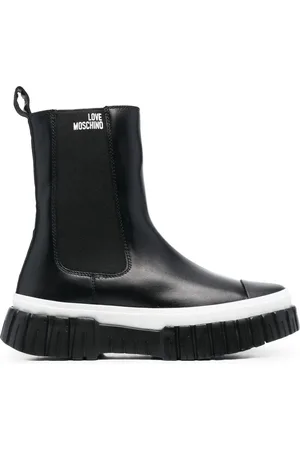 Moschino Logo-print chelsea boots