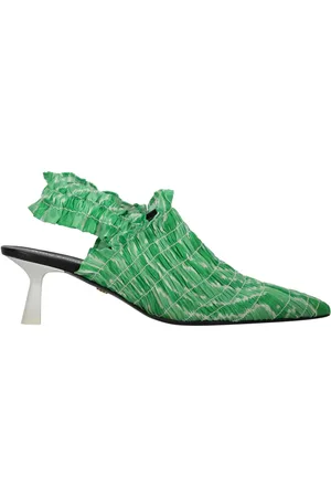 AMY CROOKES 50mm elasticated pumps