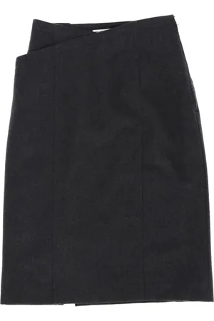Gianfranco Ferré 1980s wool midi skirt