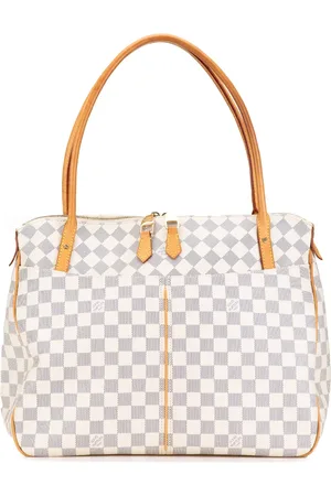 LOUIS VUITTON 2011 Damier Azur Figheri GM shoulder bag