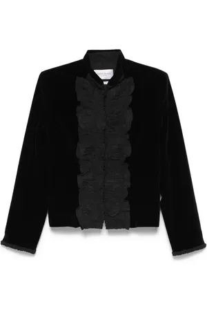 Saint Laurent 2010s velour jacket