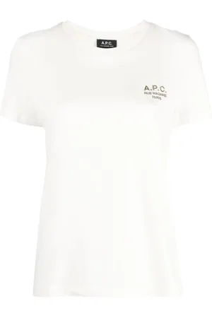 A.P.C. Logo-embroidered cotton T-shirt
