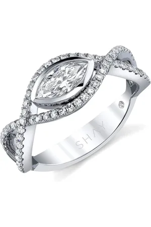 Shay 18kt gold Vine diamond ring